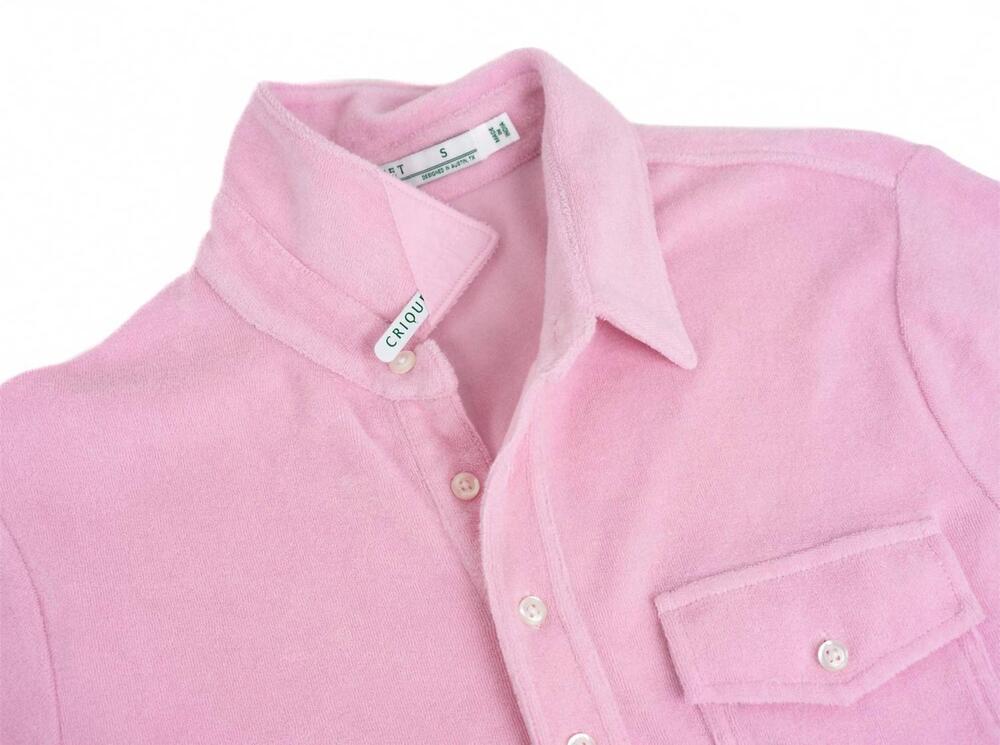 NEW CRIQUET men's terrycloth players shirt in afternoon delight - Picture 5 of 5